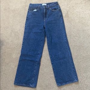 Excellent condition Oak+fort wide leg denim jeans